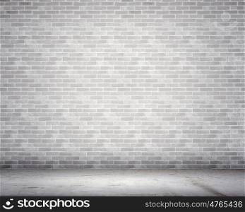 Wall of bricks. Blank wall made of bricks. Place for text
