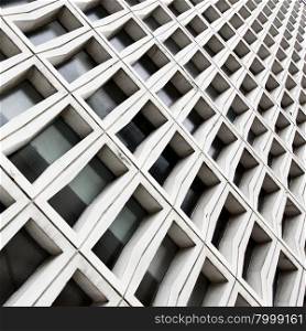 Wall of office building - architectural background