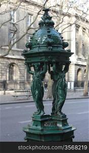 Wallace fountain, Paris