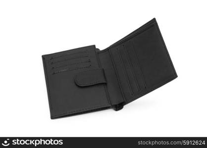 Wallet isolated on the white background