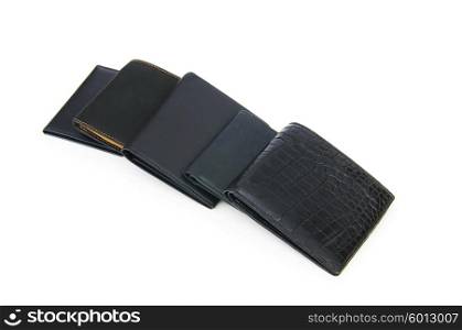 Wallet isolated on the white background
