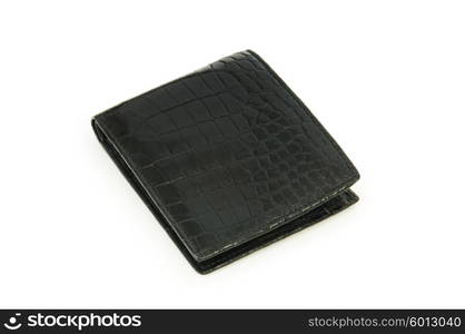 Wallet isolated on the white background