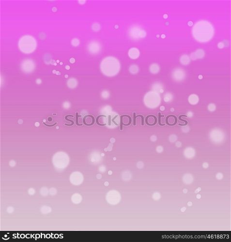 Wallpaper with bubbles on an abstract background pink