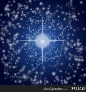Wallpaper with stars on an abstract background