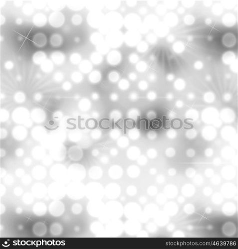 Wallpaper with stars on an abstract background white and grey