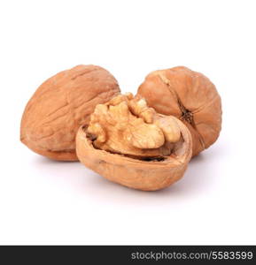 Walnut isolated on white background