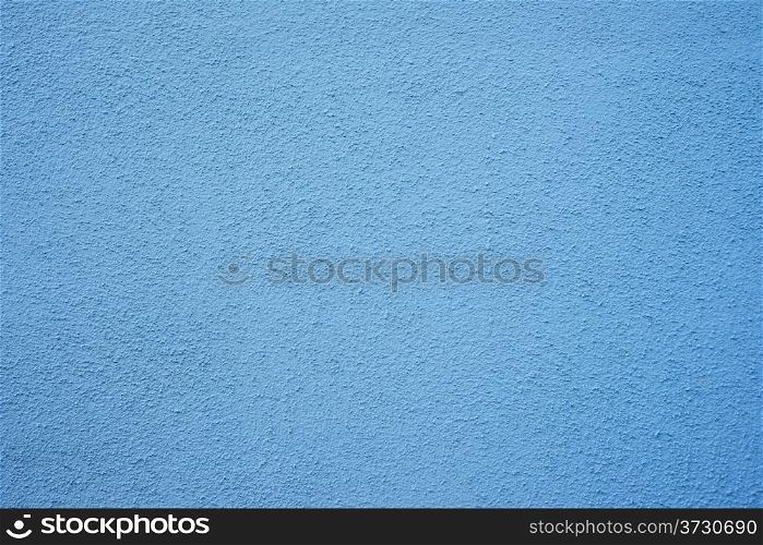 Wand aus Beton mit blauem Anstrich