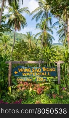 Wang Sao Thong waterfall, Koh Samui, Thailand