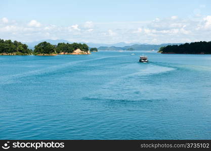 Wanlu lake landscape in Heyuan, Guangdong province, China