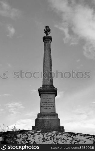 War Memorial, Fort Augustus, Scottish Highlands, UK