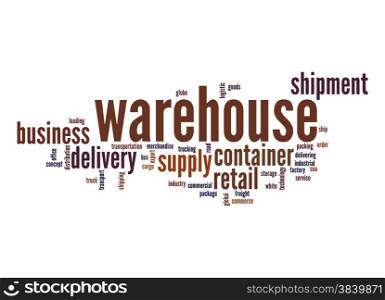 Warehouse word cloud