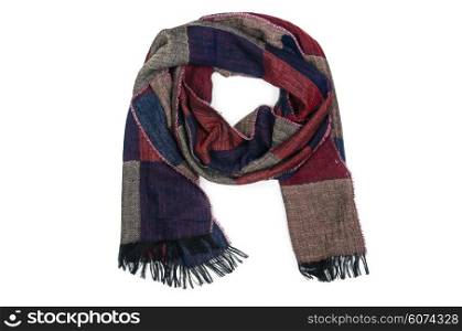 Warf scarf isolated on the white background