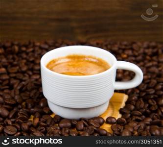 warm cup of coffee