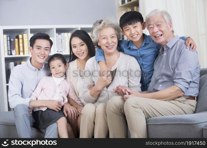 Warm family photo