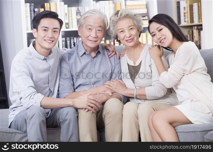 Warm family photo