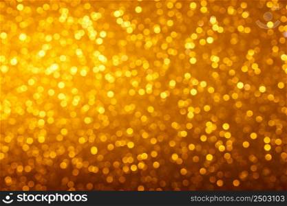 Warm glowing bright lights bokeh background