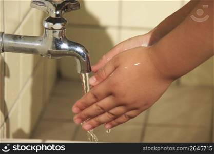 Wash hand
