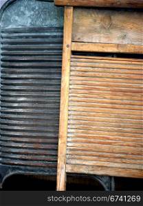 Washboards. old Washboards - metal and wood