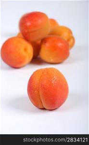 Washed apricots