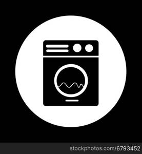 Washing machine icon illustration design