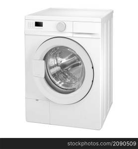 Washing machine isolated on white
