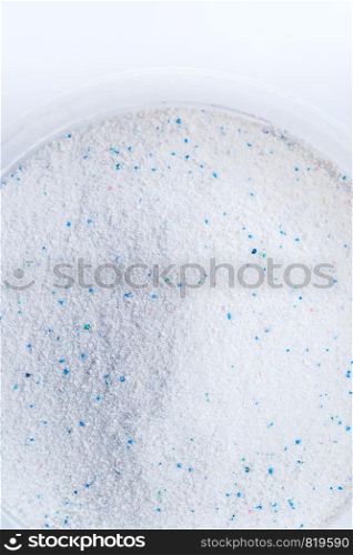 washing powder in a washing powder box