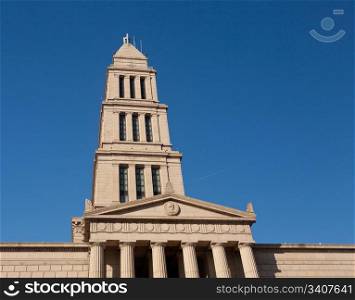 Washington Masonic Temple and memorial tower in Alexandria, Virginia. The tower was completed in 1932