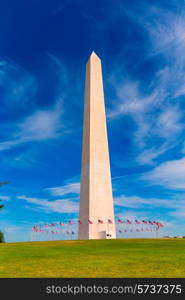 Washington Monument in District of Columbia DC USA