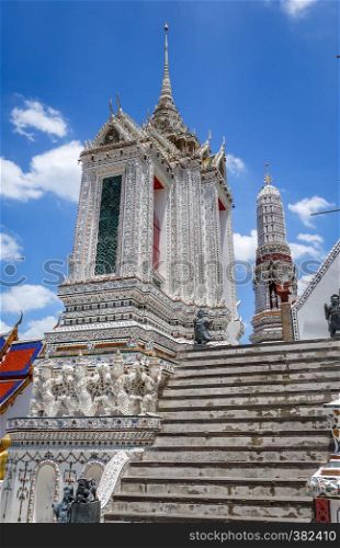 Wat Arun Ratchawararam buddhist temple, Bangkok, Thailand. Wat Arun temple, Bangkok, Thailand