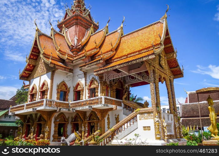 Wat Buppharam temple in Chiang Mai, Thailand. Wat Buppharam temple, Chiang Mai, Thailand