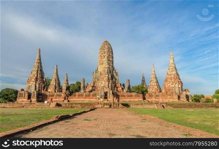 Wat Chaiwatthanaram is a Buddhist temple in the city of Ayutthaya, Thailand