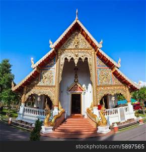 Wat Chedi Luang Temple in Chiang Mai, nothern Thailand