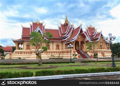 Wat Pha That Luang, Vientiane, Laos.