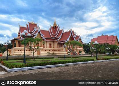 Wat Pha That Luang, Vientiane, Laos.
