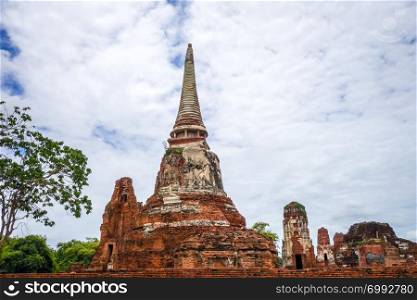Wat Phra Mahathat temple, Ayutthaya, Thailand. Wat Mahathat temple, Ayutthaya, Thailand