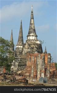 Wat Phra Si Sanphet, Ayutthaya, Thailand, Southeast Asia