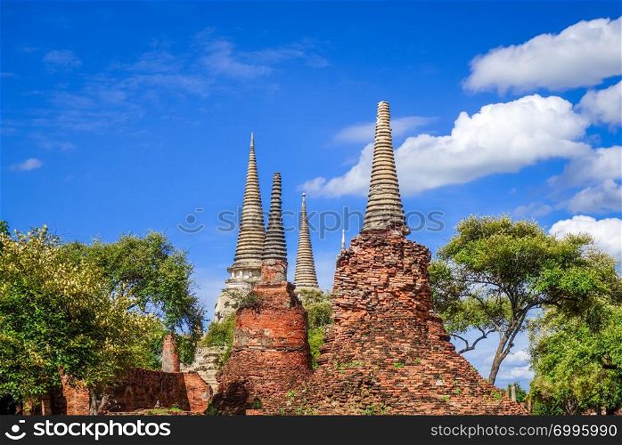 Wat Phra Si Sanphet temple in Ayutthaya, Thailand. Wat Phra Si Sanphet temple, Ayutthaya, Thailand