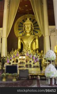 Wat Phra Singh Temple Chiang Mai Thailand, stock photo