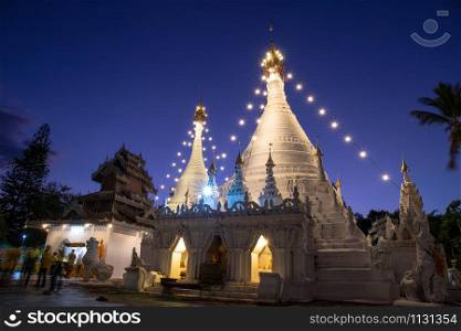 Wat Phra That Doi Kong Mu. Mae Hong Son, Thailand
