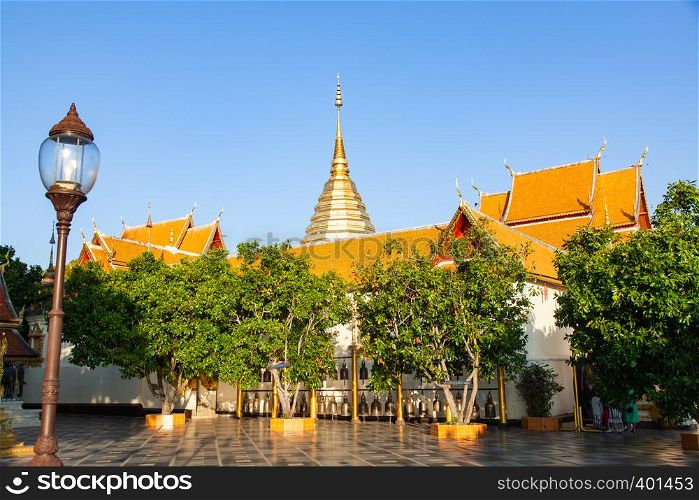 wat Phra That Doi Suthep Buddhist temple in Chiang Mai, Thailand