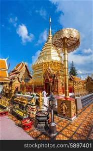 Wat Phra That Doi Suthep is a Theravada buddhist temple in Chiang Mai Province, Thailand