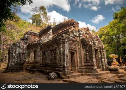 Wat Phu is the UNESCO world heritage site in Champasak, Southern Laos