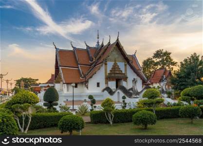 Wat Phumin is a famous temple in Nan province, Thailand.