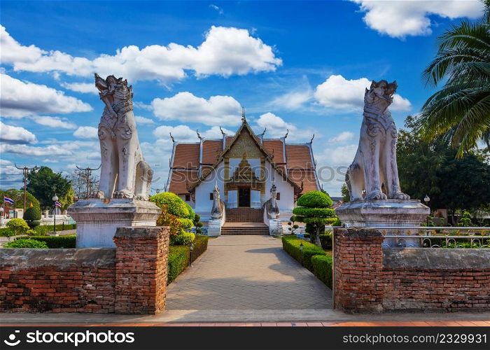 Wat Phumin is a unique thai traditional Temple of Nan province ,Thailand.