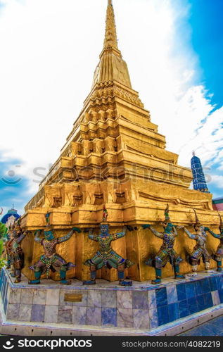 Wat pra kaew, Grand palace ,Bangkok,Thailand.