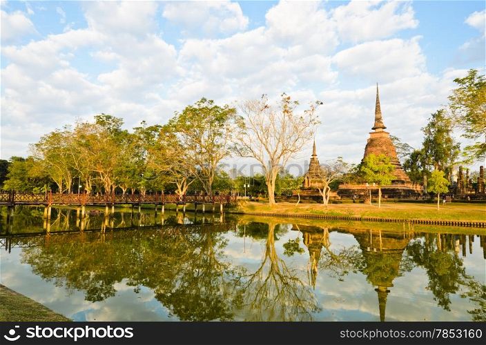 Wat Sa Si in Sukhothai Historical Park, Thailand