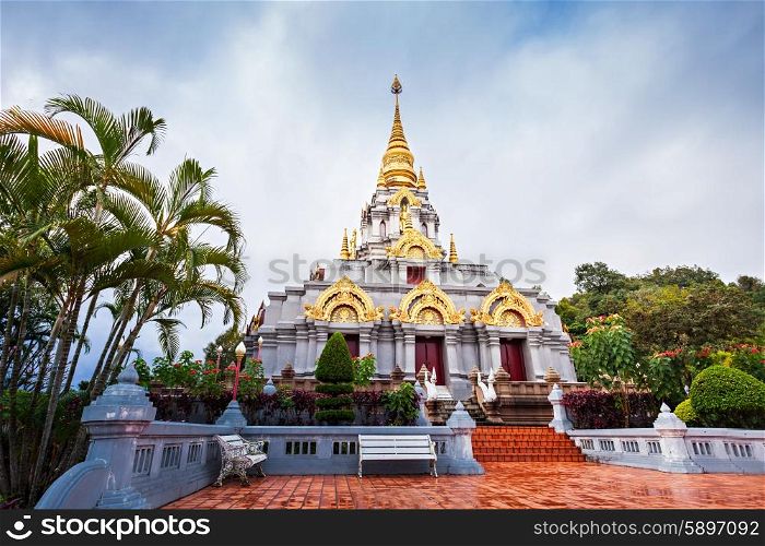Wat Santikhiri Temple in Mae Salong, nothern Thailand