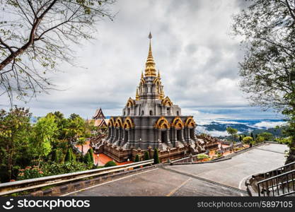 Wat Santikhiri Temple in Mae Salong, nothern Thailand