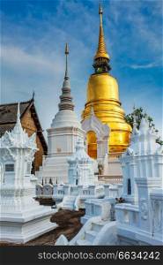 Wat Suan Dok ( Buddhist temple (Wat)). Chiang Mai, northern Thailand. Wat Suan Dok temple, Chiang Mai, Thailand