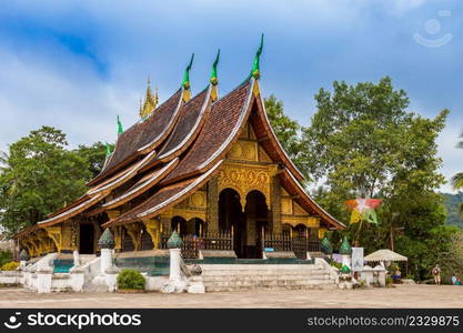 Wat xieng thong temple in luang prabang, laos.